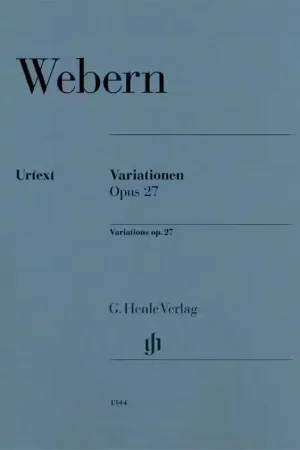 Henle Verlag Webern A. - Variations Op.27 - Piano | Tout juste arrivé