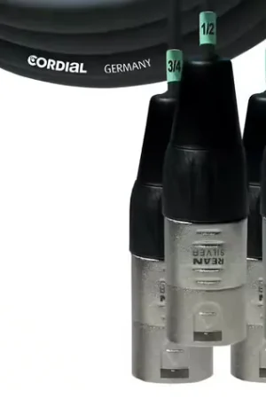 Cordial Câble Interface SUB-d/4 XLR Mâles + 4 XLR Femelles 3 M - Livraison rapide