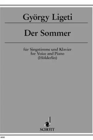 Direct fabricant - Schott Ligeti - Der Sommer - Voice et Piano
