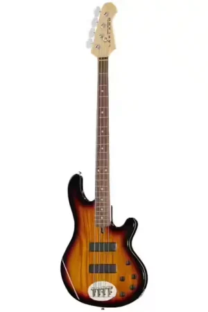 Qualité professionnelle - Lakland Skyline 44-01 Standard 4 3-Tone Sunburst RW