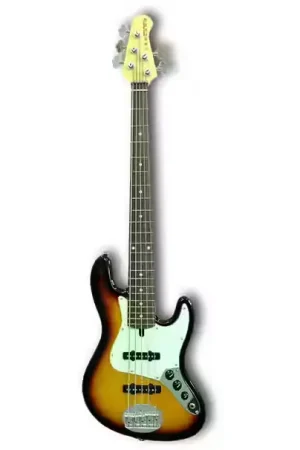 Tout juste disponible | Lakland Skyline 55-60 5 3-Tone Sunburst RW