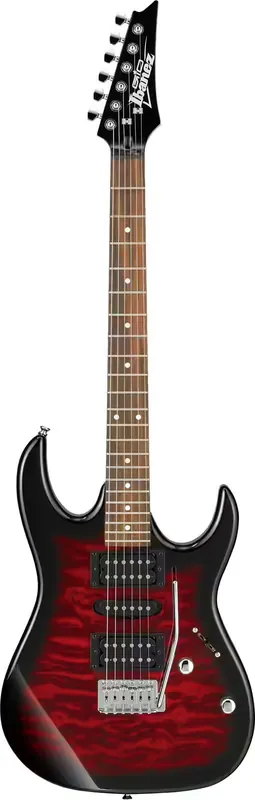 Ibanez GRX70QA-TRB Transparent Red Burst GRX Gio | Tout juste arrivé