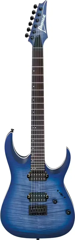 Prix exceptionnel - Ibanez RGA42FM-BLF Blue Lagoon Burst Flat Axe