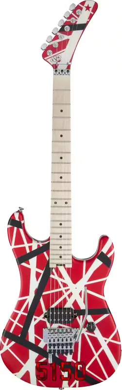 Achetez en ligne - EVH 5150 Striped Series MN R/B/W "5150" Striped Pattern