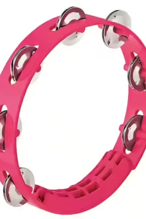 Nino Tambourin - 8" - 1 Rangee De Cymbalettes - Rose - Ajoutez au panier