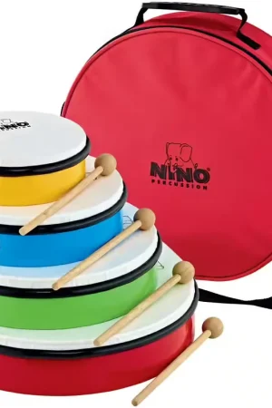 Disponible | Nino Set De Tambourins - 4 PCS. - Sac Inclu