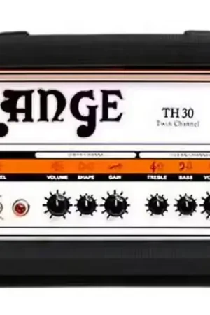 Retour facile - Orange Amps Thunder Tête 30W Guitare 2 Canaux Noire