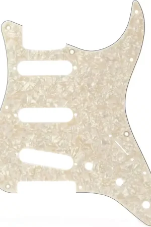 Commandez dès maintenant | Fender Pickguard Strat SSS Aged White Pearl