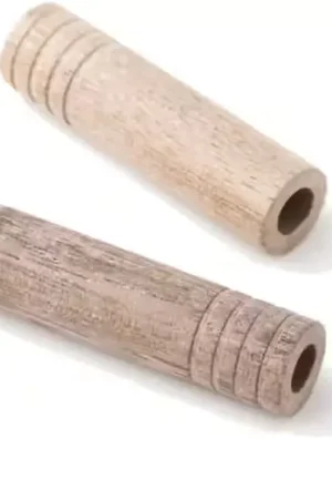 Remise supplémentaire - Fender Truss Rod Cavity Plugs Walnut Grooved Drilled (2)