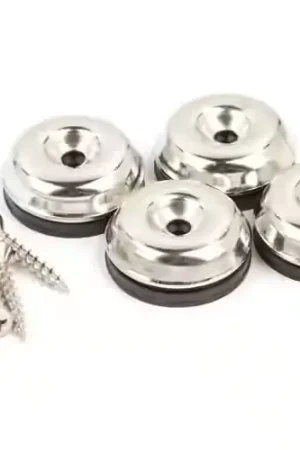 Tout juste disponible | Fender Pure Vintage Sphinx Glides (4) Nickel