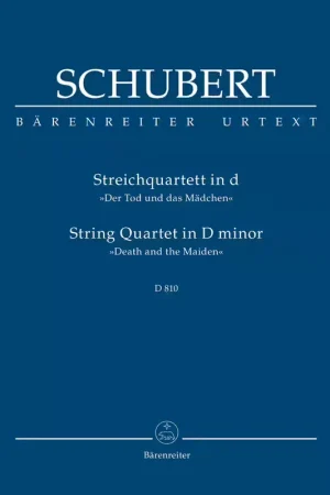 Commandez en ligne | Barenreiter Schubert F. - La Jeune Fille et La Mort D 810 - Score