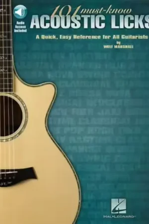 Produit phare | Hal Leonard Marshall W. - 101 Must Know Acoustic Licks - Guitar