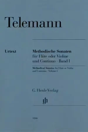 Achetez en ligne | Henle Verlag Telemann - Sonates Methodiques Vol.1