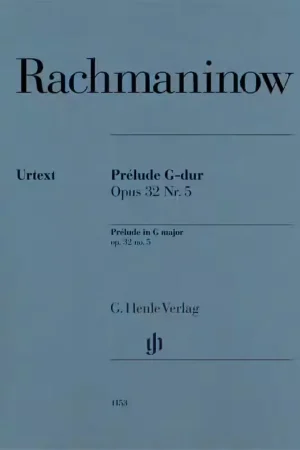 Top des ventes - Henle Verlag Rachmaninov S. - Prelude G-dur Op.32 N°5 - Piano