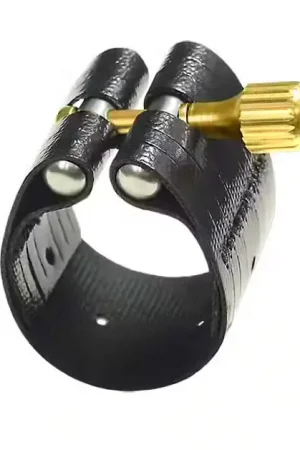 Rovner Ligature Dark 1RVS (bec Ebonite Type Selmer et Vandoren) - Aujourd'hui seulement