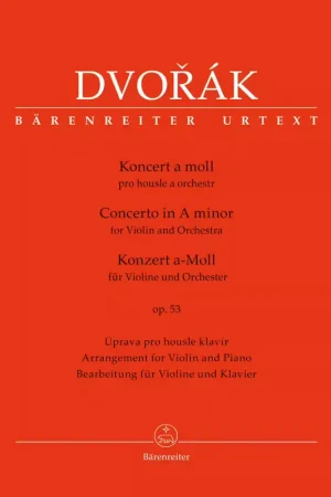 Barenreiter Dvorak - Violin Concerto Op.53 - Violon & Piano - Petit prix