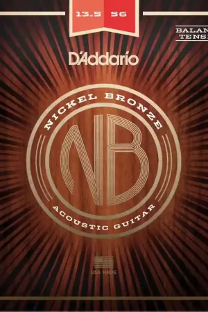 D'addario And Co NB13556BT Nickel Bronze Balanced Tension Medium 13.5-56 - Offre du jour