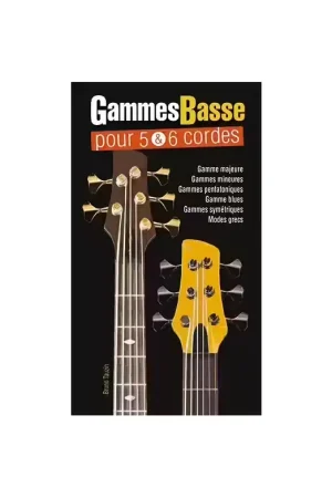 Nouveau lancement | Play Music Publishing Tauzin Bruno - Gammes Pour Basse 5 & 6 Cordes