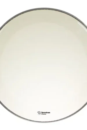 Expédition immédiate - Sparedrum 22" Powerkick Transparente - 1 Pli + Muffler - 10 Mil