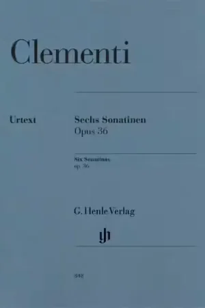 Aujourd'hui seulement | Henle Verlag Clementi - Six Sonatinas Op. 36 - Piano
