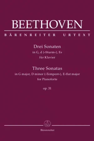 Très bien noté | Barenreiter Beethoven L.V. - Three Sonatas Op.31 - Piano