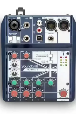 Soundcraft NOTEPAD-5 | Paiement sécurisé