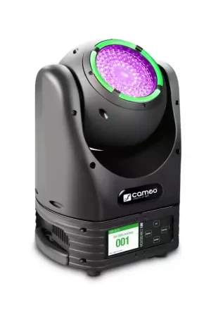 Cameo Movo Beam Z 100 - Projecteur Asservi Avec Couronne De Led Rotation Illimite Et | Cette semaine uniquement