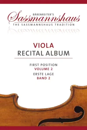 Super prix | Barenreiter Viola Recital Album Vol.2 - Alto & Piano