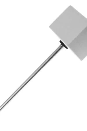 Danmar 306S Batte Pédale GC Feutre Carre Blanc Tige Chrome - Bon plan