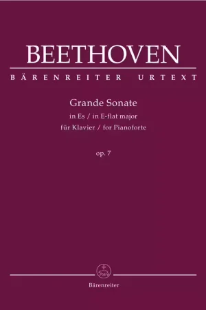 Barenreiter Beethoven L.V. - Grande Sonate Op.7 - Piano | Ne manquez pas cette offre