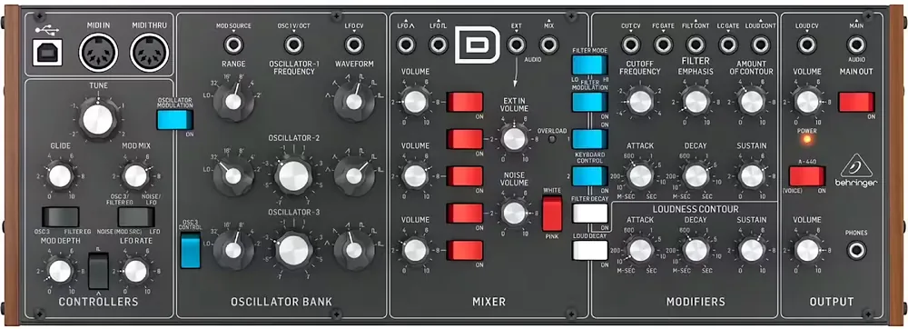 Aujourd'hui seulement | Behringer Model D