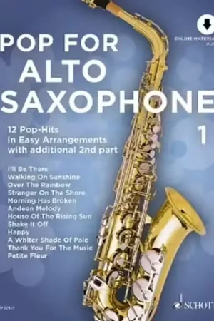 Coup de cœur des clients - Schott Bye Uwe - Pop For Alto Saxophone Vol.1 + Online Material