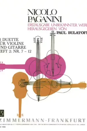 Zimmermann Paganini - Douze Duos Numéro 2 - Violon et Guitare | Meilleure vente