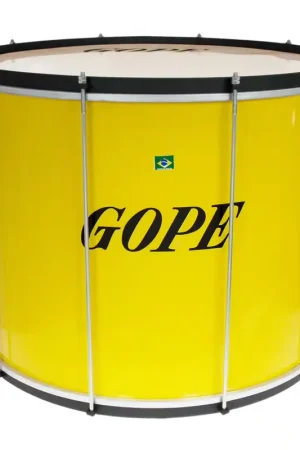 Gope Percussion SU2245YE-al - Surdo Jaune 22" Alu - 45CM Profondeur | Super prix