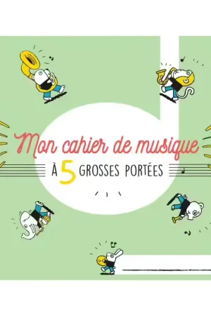 Hexamusic Cahier De Musique 5 Portées | Soldes