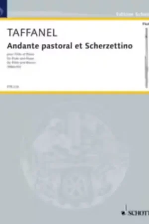 Schott Taffanel Paul - Ande Pastoral & Scherzettino - Flute & Piano - Direct usine