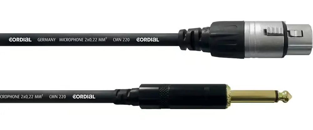 Bon prix | Cordial Câble Audio XLR Femelle/jack Mono 10 M