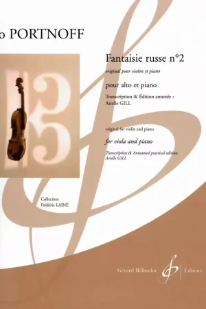 Billaudot Portnoff Leo - Fantaisie Russe N°2 - Alto & Piano | Remise