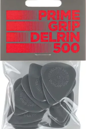 Jim Dunlop 12 x 1,50mm Delrin 500 Prime Grip | Achetez maintenant