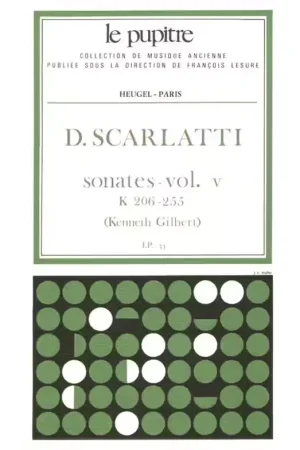 Heugel Scarlatti D. - Sonates Vol.v (K.206 - K.255) - Envoi rapide