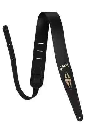Prix bas - Gibson Accessories Sangle The SPLIT-diamond Black