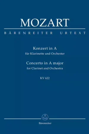 Barenreiter Mozart W.a. - Concerto For Clartinet KV 622 - Score | Très apprécié des clients