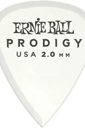 Disponible - Ernie Ball Médiators Prodigy Sachet de 6 Blanc 2mm
