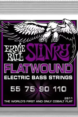 Nouveau en boutique - Ernie Ball 2812 Flatwound Power Slinky 55-110