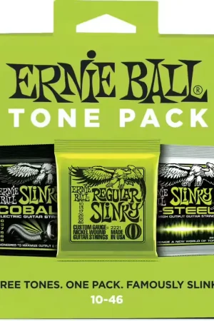 Ernie Ball Tone Pack 10-46 Pack de 3 | Liquidation