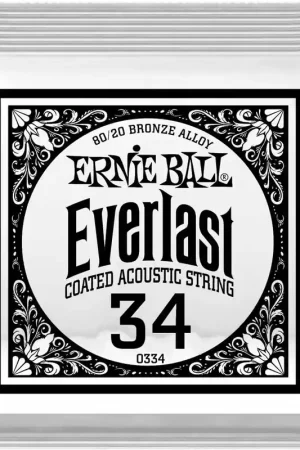 Premium | Ernie Ball Everlast Coated 80/20 Bronze 34