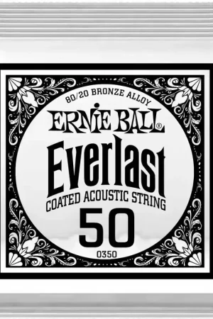Très bien noté | Ernie Ball Everlast Coated 80/20 Bronze 50