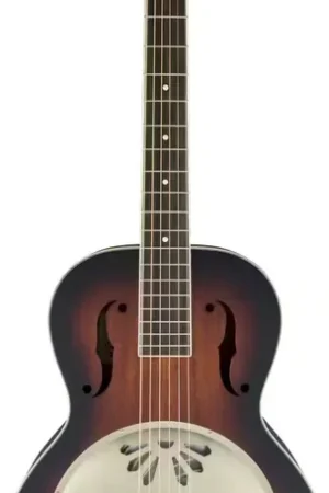 Qualité professionnelle - Gretsch Guitars G9240 Alligator Round-Neck Biscuit Cone Resonator 2-Color Sunburst