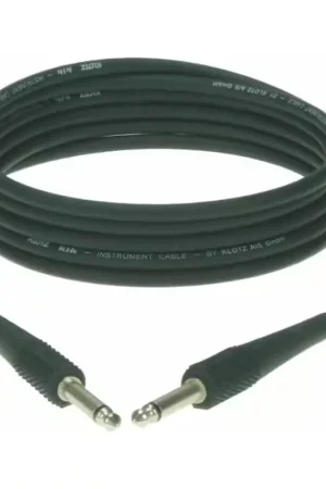 Klotz KIK INSTRUMENT CABLE NOIR 9M JACK 2P - JACK 2P METAL - Paiement sécurisé