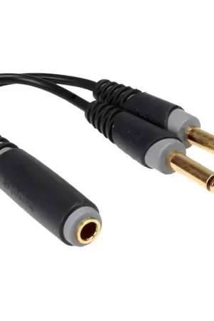 Klotz CABLE-y 20 CM Socket 2P - 2X Jack 2P Contact en Or | Très populaire